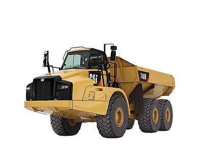 Сочлененный самосвал Caterpillar 740B